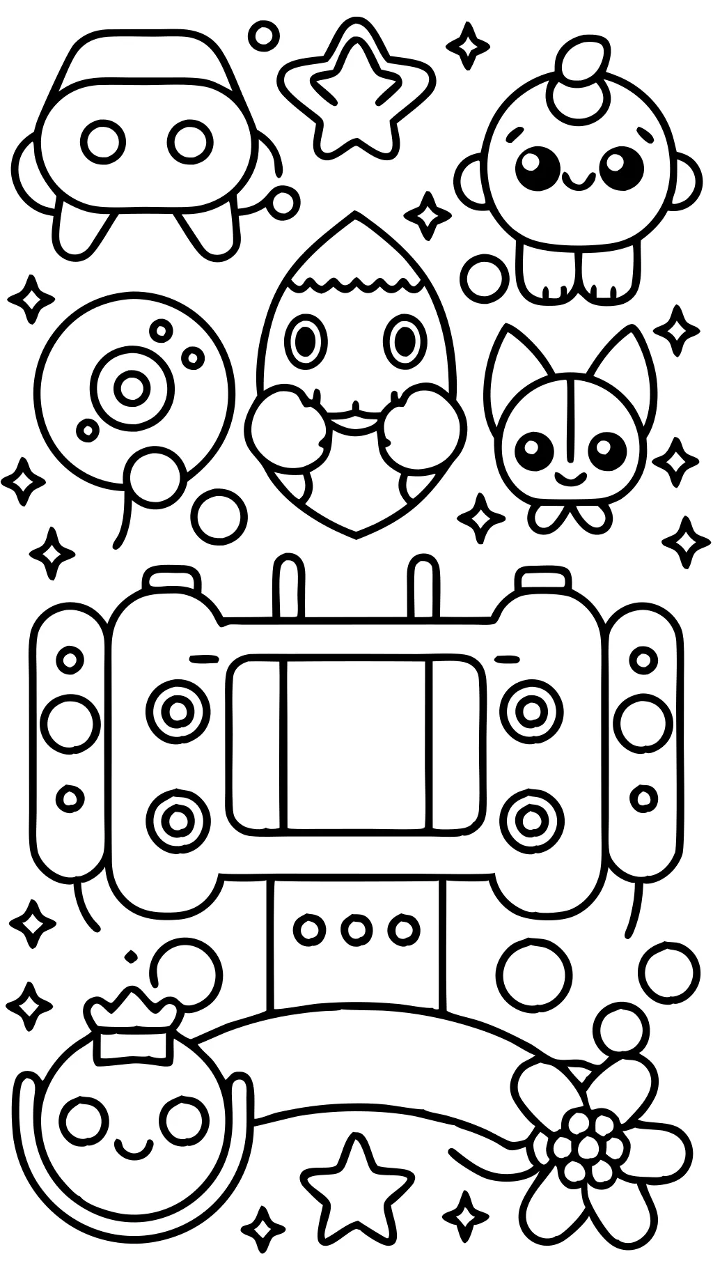 coloriage nintendo switch